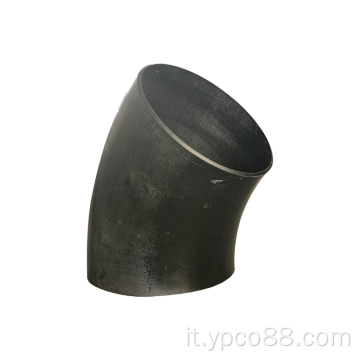 Diametro di grande diametro Cendicazione in acciaio al carbonio 45D a gomito